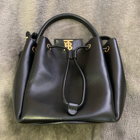 Burberry Monogram motif leather bucket bag - Picture 6 of 14